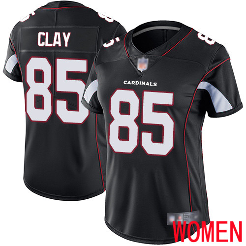 Arizona Cardinals Limited Black Women Charles Clay Alternate Jersey NFL Football 85 Vapor Untouchable